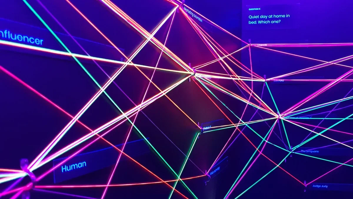 Interactive wall close-up