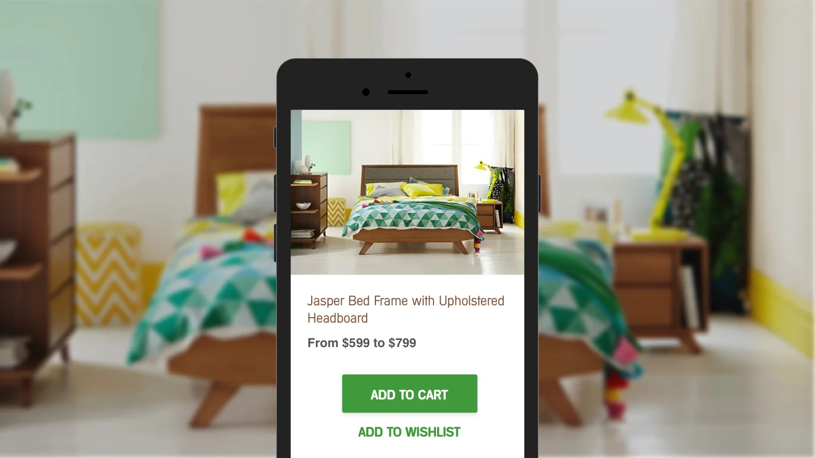 Image showing Snooze website on mobile phone