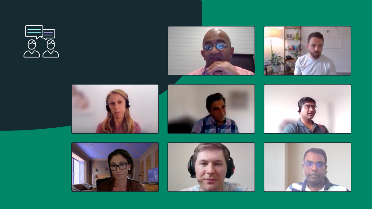 Picture of a virtual client meeting with Yarra City Council and Luminary team members