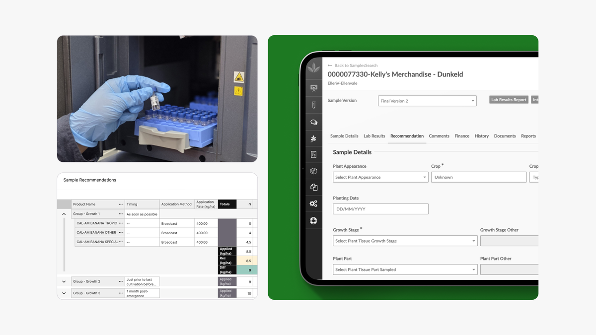 Picture of the Incitec Pivot proposed interface