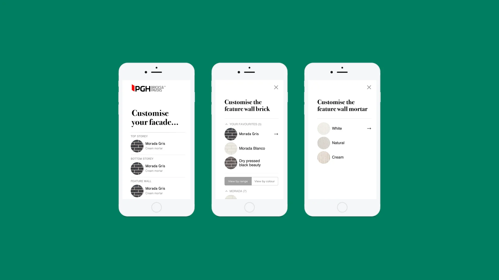 PGH screenshots on mobile