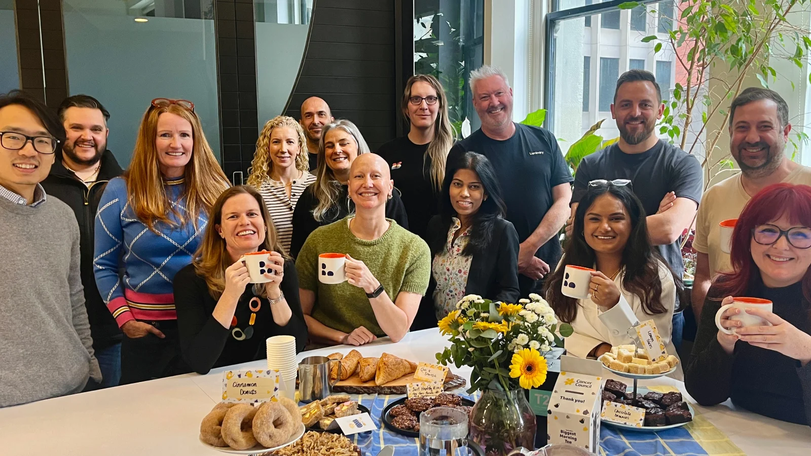 Luminary team at Biggest Morning Tea