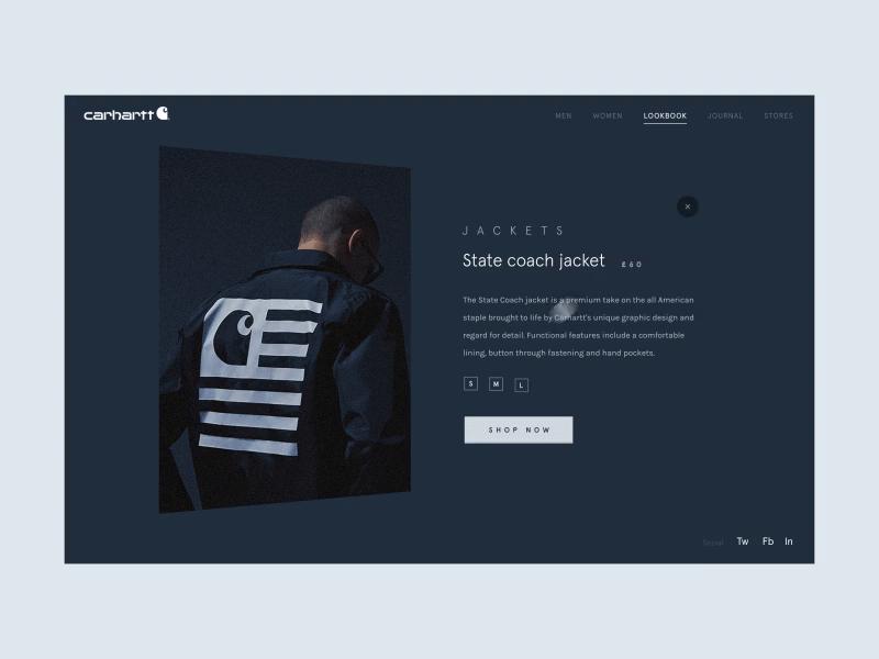 3D Grid Zoom by Nathan Riley for Green Chameleon