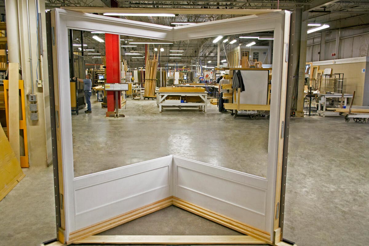 CS01-2, 90° Stationary Door Corner Unit (interior)