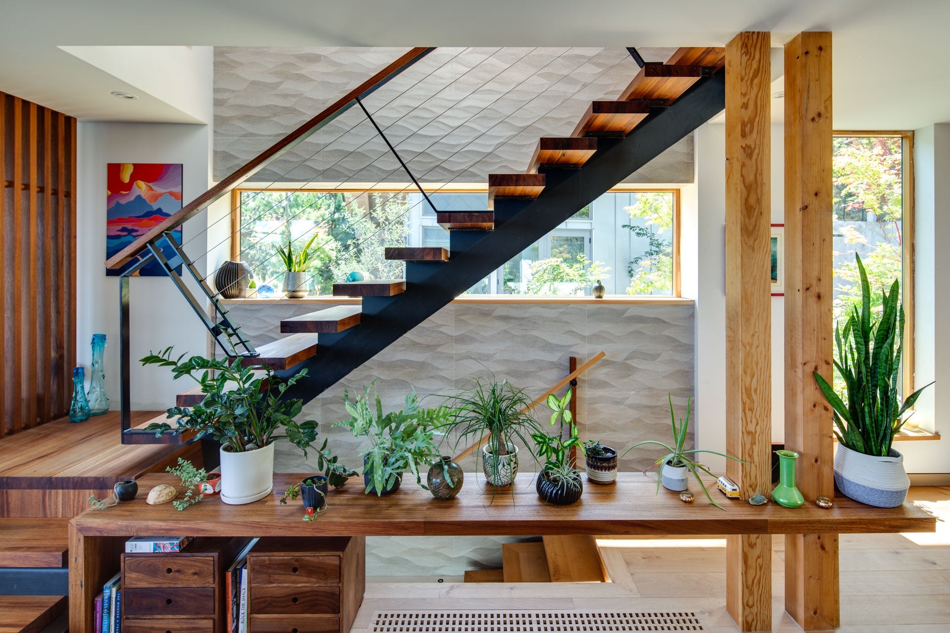 AN652 - Interior of contemporary home with Ultra Series windows and doors