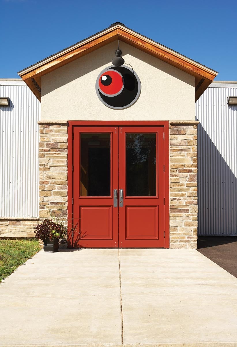 Ultra Series commercial door_L807s with raised panels