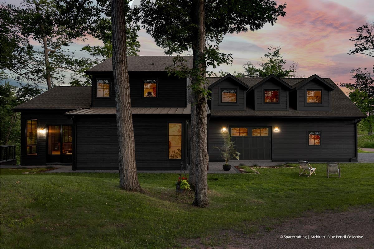 AQ700 - Exterior of home with Ultra Series windows and doors