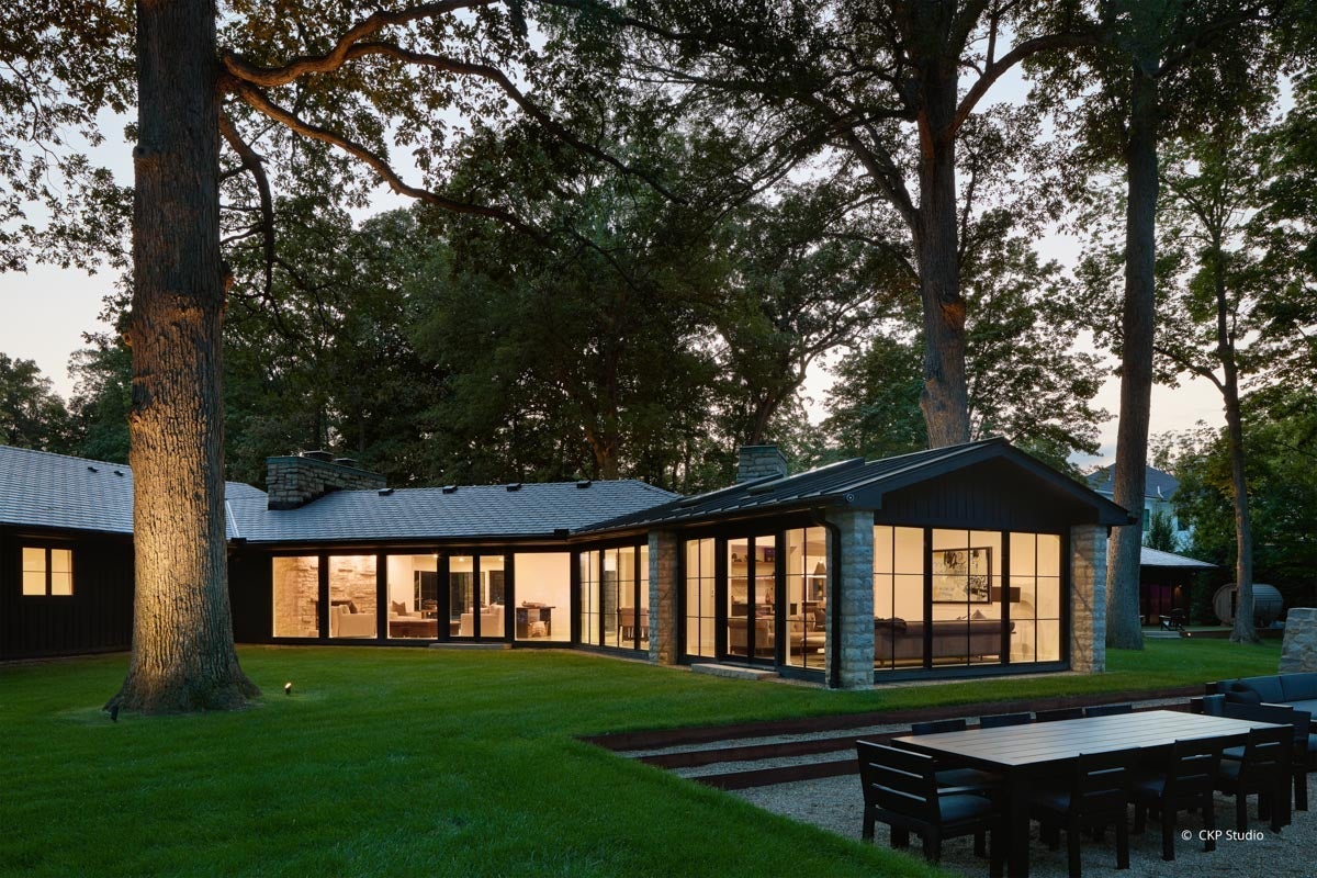 AP106 - Exterior of home with and Ultra Series windows and door