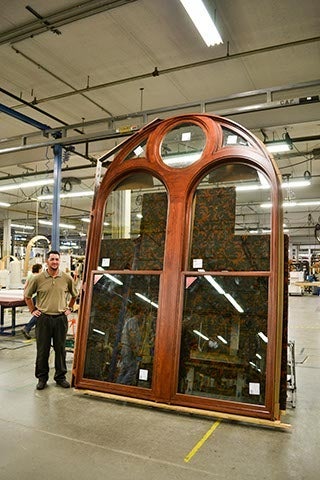 CS68-4, Half-Circle Top Double Hungs with Radius Transoms (interior)