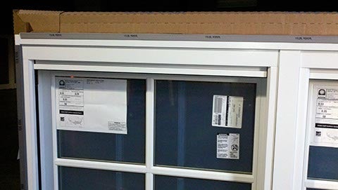CS22-3, Push-Out Casement with Custom Top Rail (interior top)