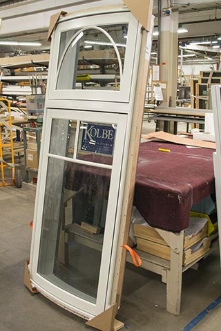 CS42-10, Picture Window & Transom with Curved Glass (exterior)
