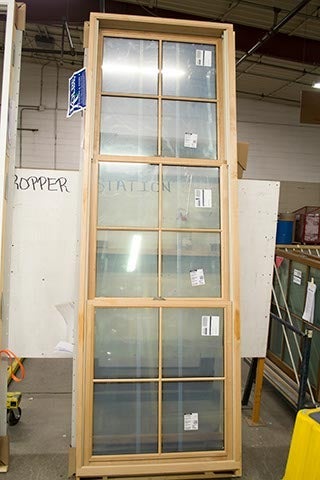 CS52-2, Traditional Triple Hung Window (interior)