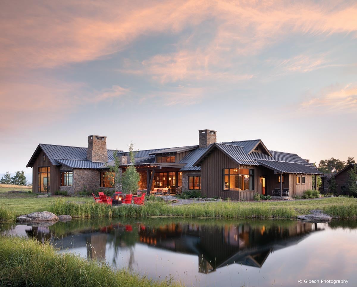 AJ800 - Limestone Creek Retreat residential new build project, transitional style