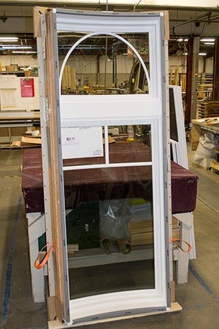 CS42-12, Picture Window & Transom with Curved Glass (interior)