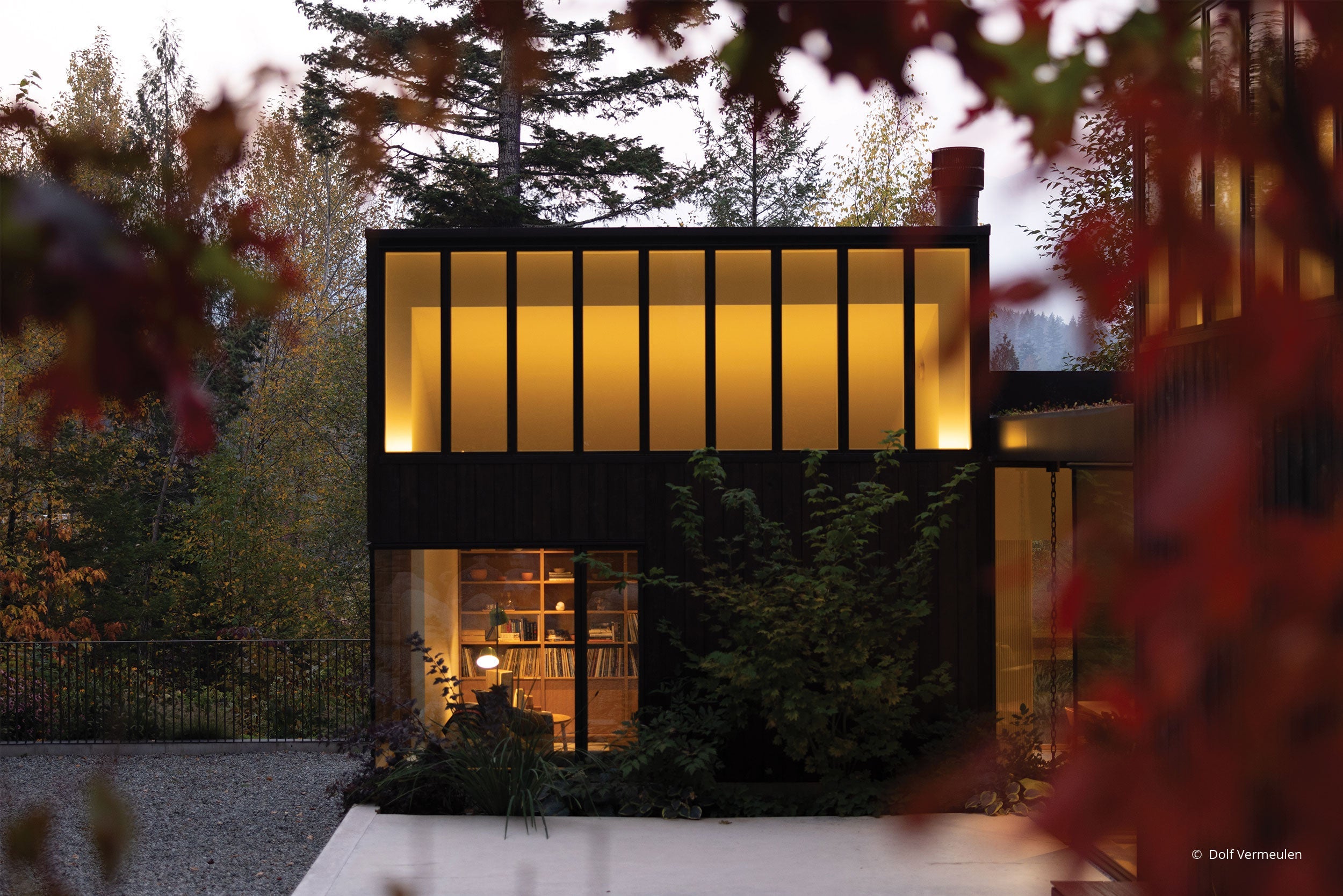 AO204 - Front of contemporary home with VistaLuxe windows and doors