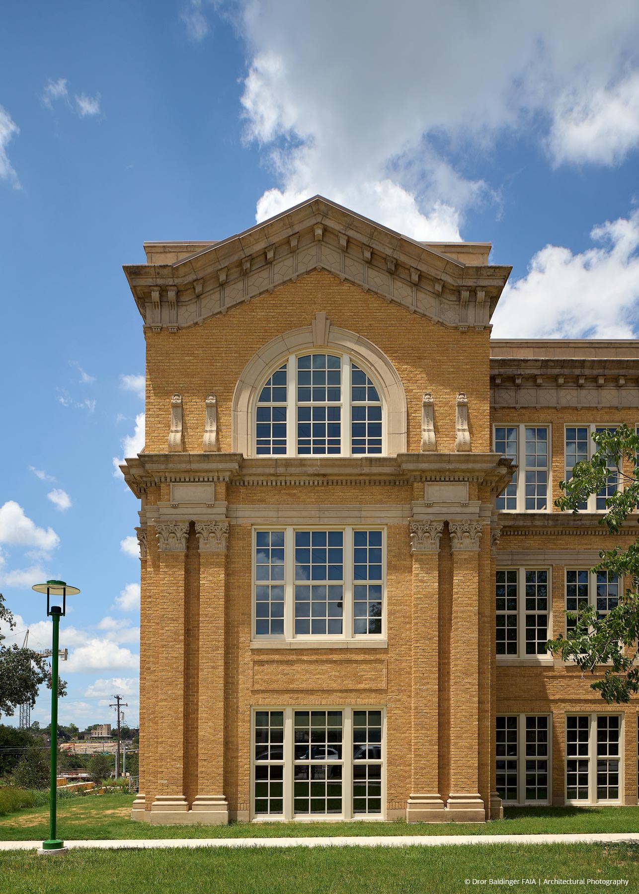 AN202 - exterior of university - Ultra picture double hungs