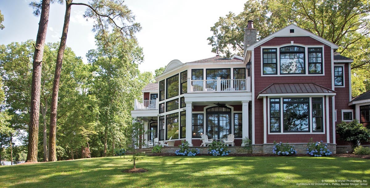 Ultra Series Sterling double hungs, studio windows, and sliding patio doors with transoms