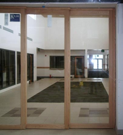 CS05-1, Lift & Slide Door with Wood Pocketing Panels for Interior Use