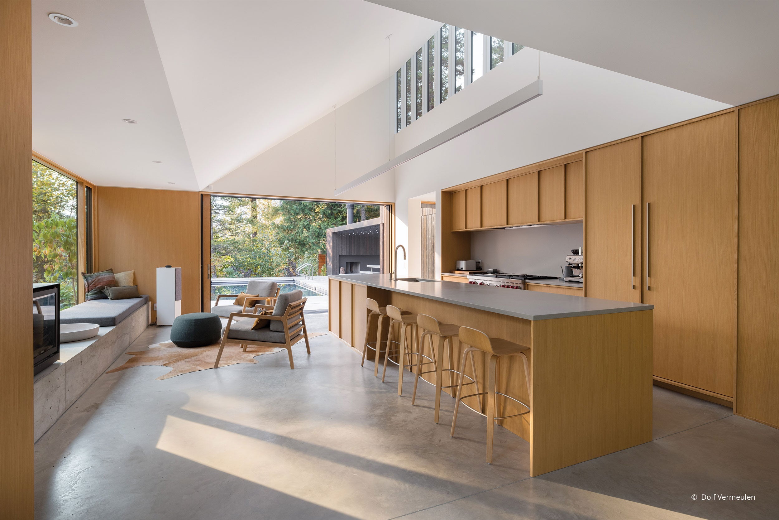AO234 - Interior of contemporary home with VistaLuxe windows and doors