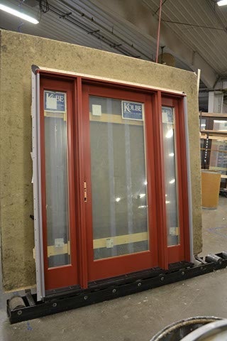 CS65-1, Inswing Door with Venting Sidelites (exterior)