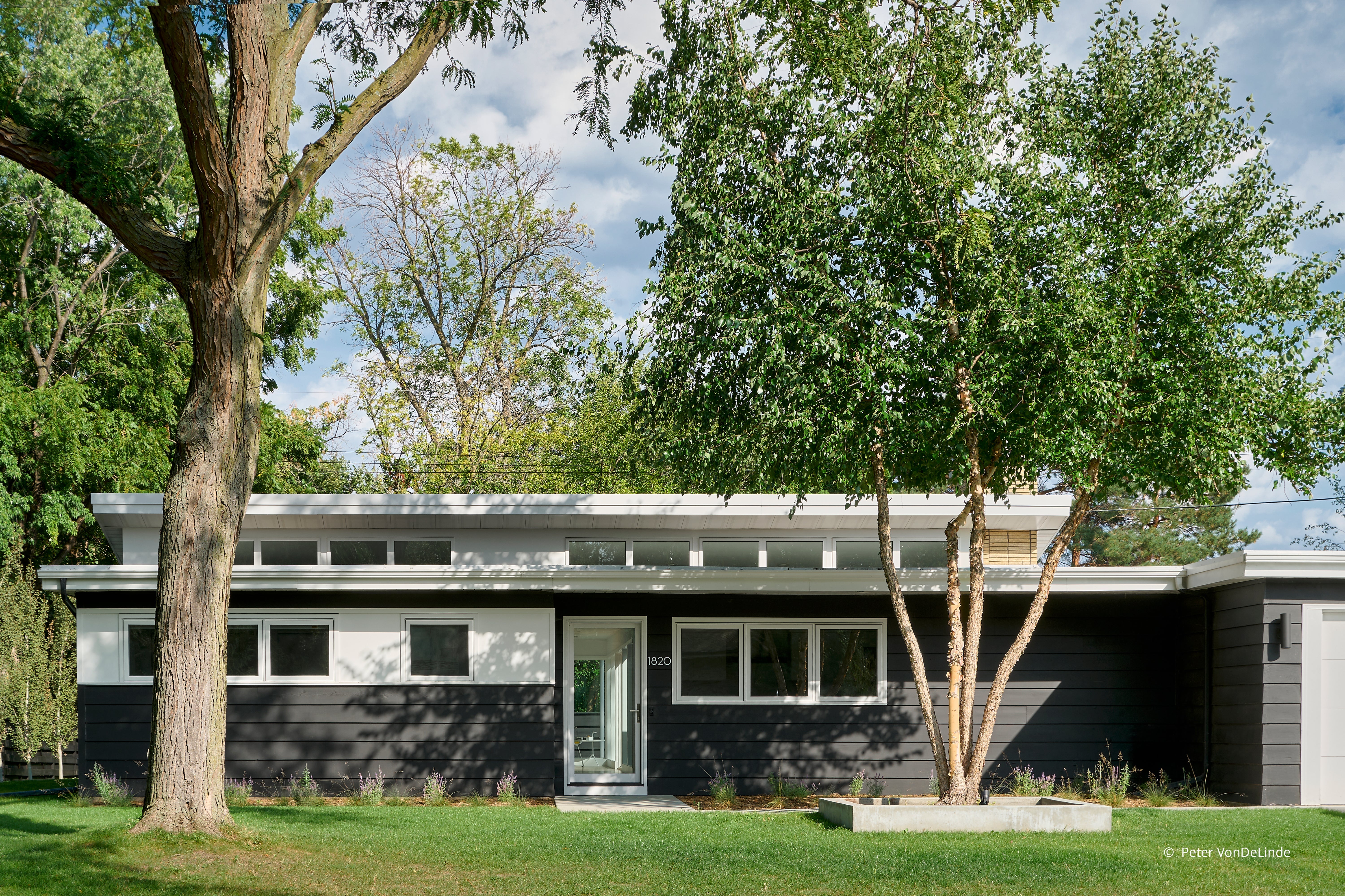 AO106 - Exterior of contemporary home with Forgent Series windows and doors