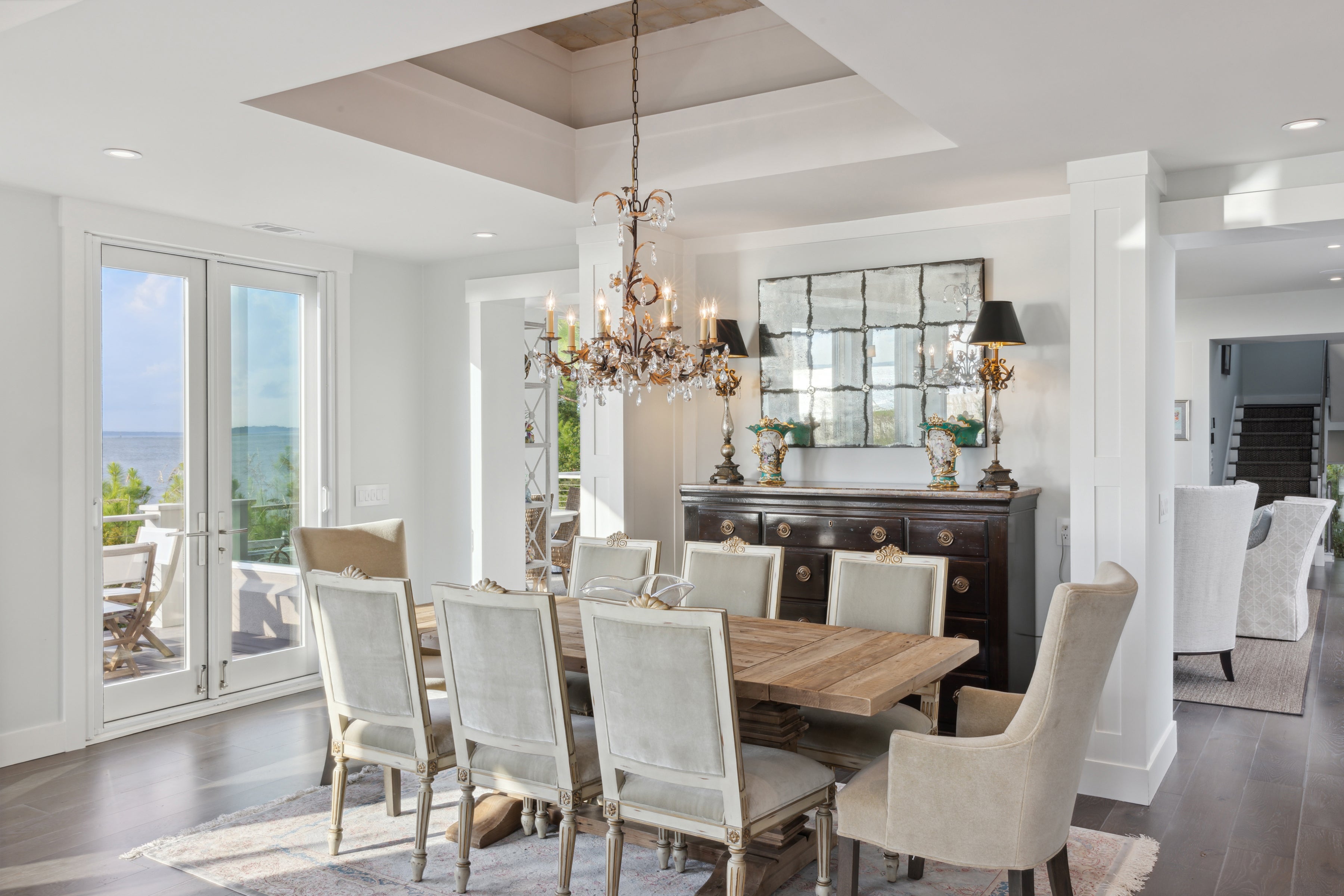 AN530 – Interior of waterfront home with Ultra windows and doors