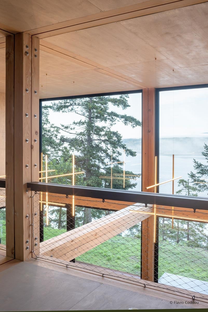 AP719 - Interior of residential home with VistaLuxe AL LINE windows and doors