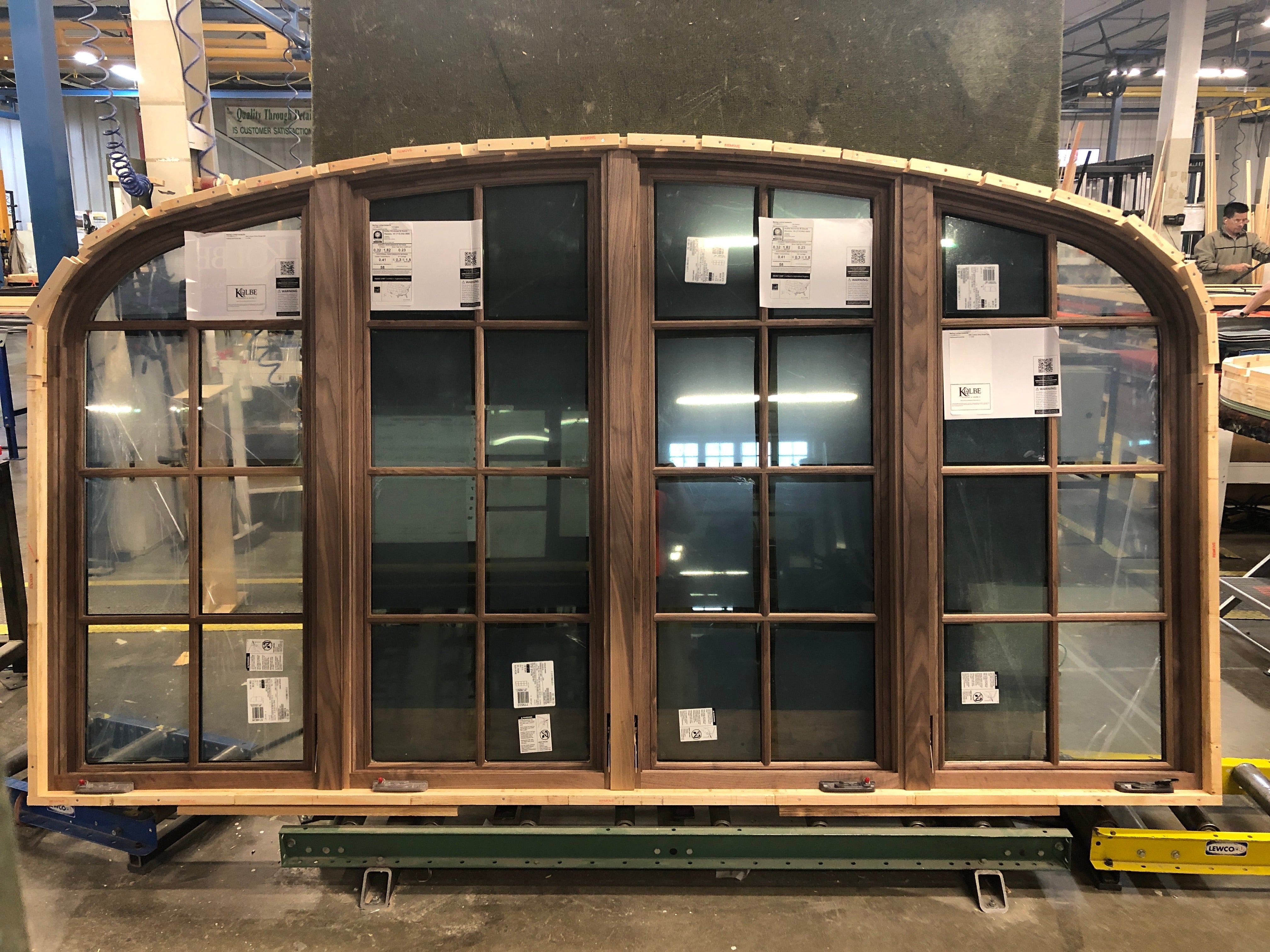 CS110-01-Ultra Series Custom Elliptical 4 Wide Crank-out Casement Window
