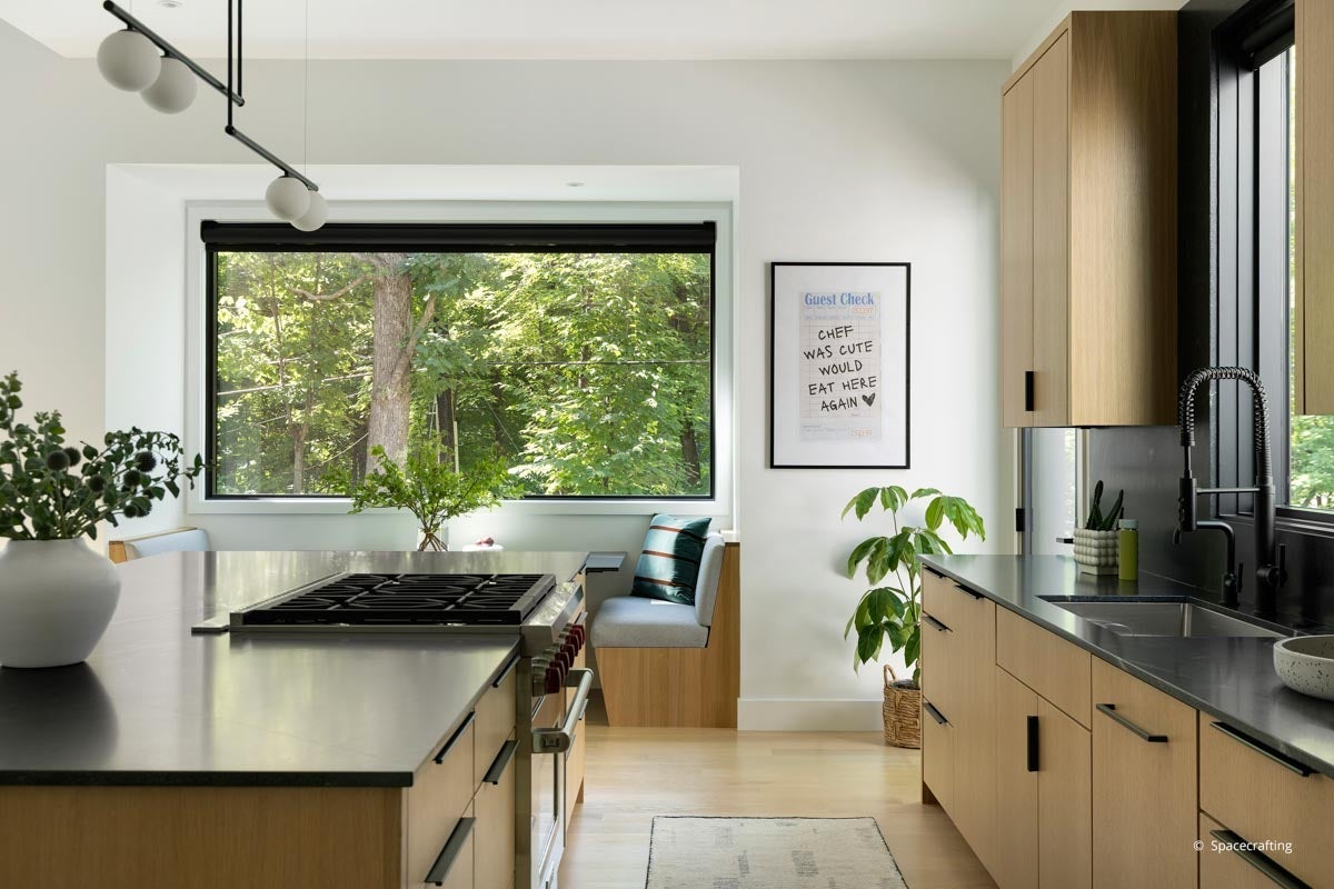 AQ332 - Interior of home with Forgent and Ultra Series windows and VistaLuxe WD LINE door