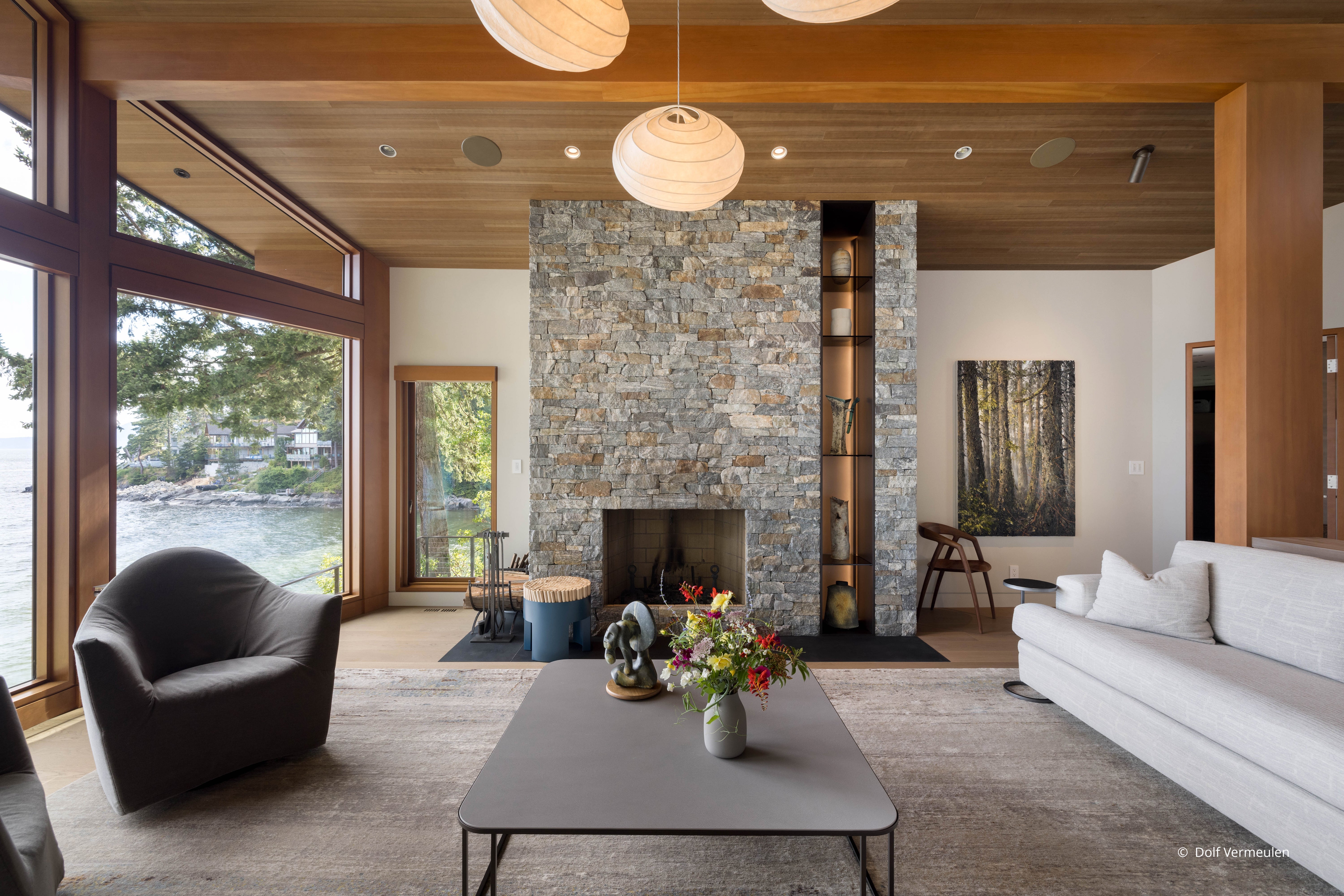 AO333 - Interior of contemporary home with Ultra Series windows and doors