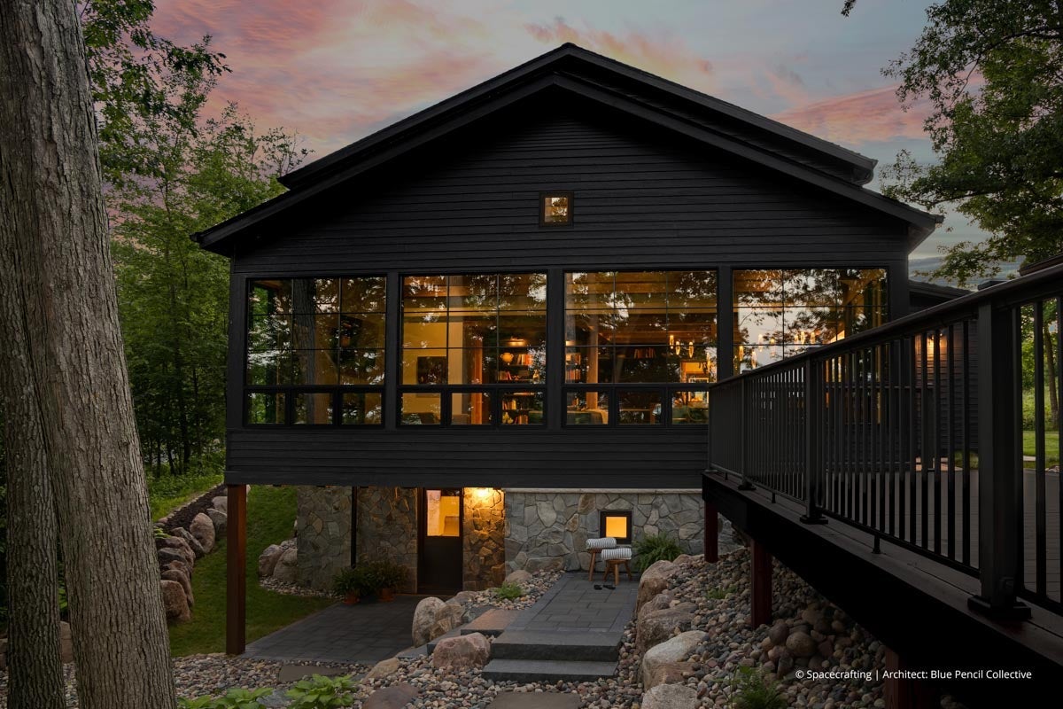 AQ701 - Exterior of home with Ultra Series windows and doors