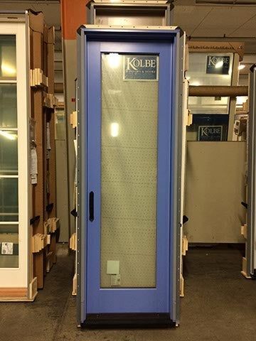 CS82-6, Inswing Entrance Door in Hermosa Blue (exterior)