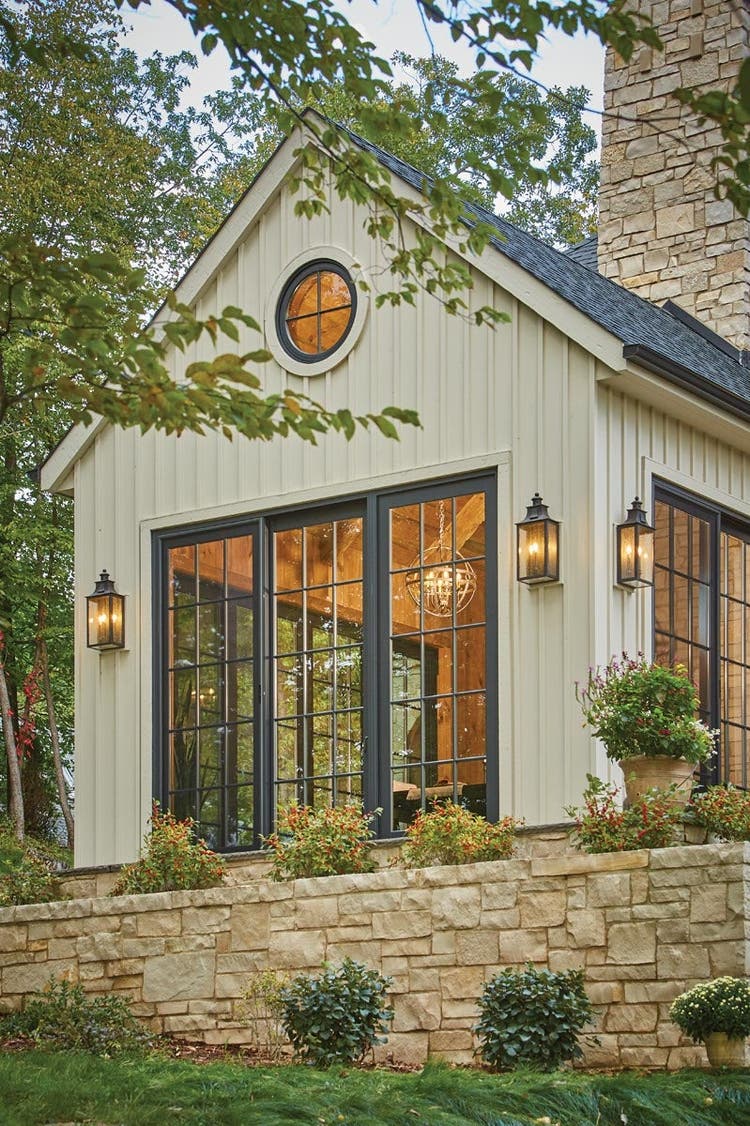 Ultra Series sliding patio door, and radius window