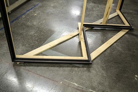 CS23-2,Custom W-Shaped Beveled Direct Set (exterior sill)