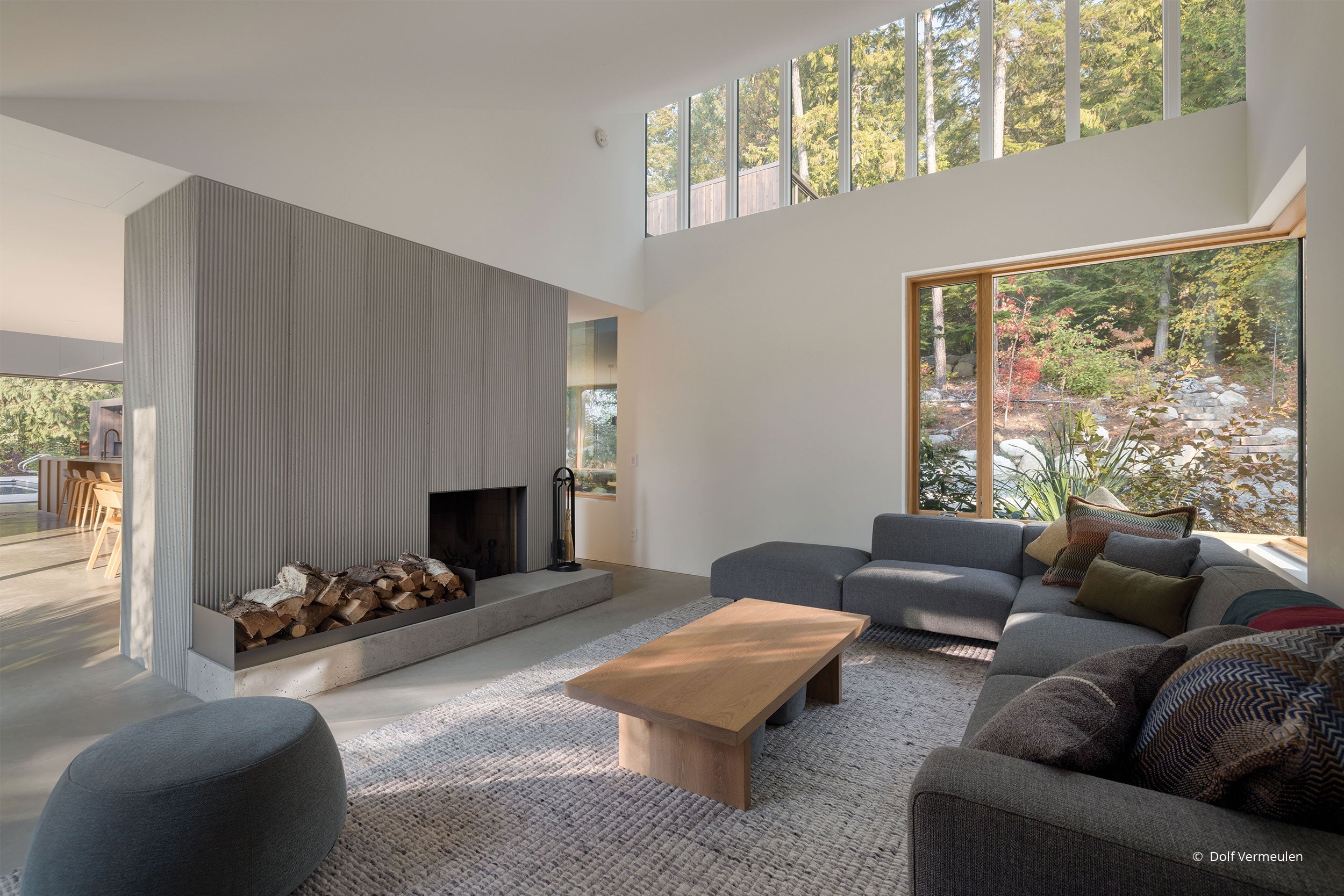 AO253 - Interior of contemporary home with VistaLuxe windows and doors