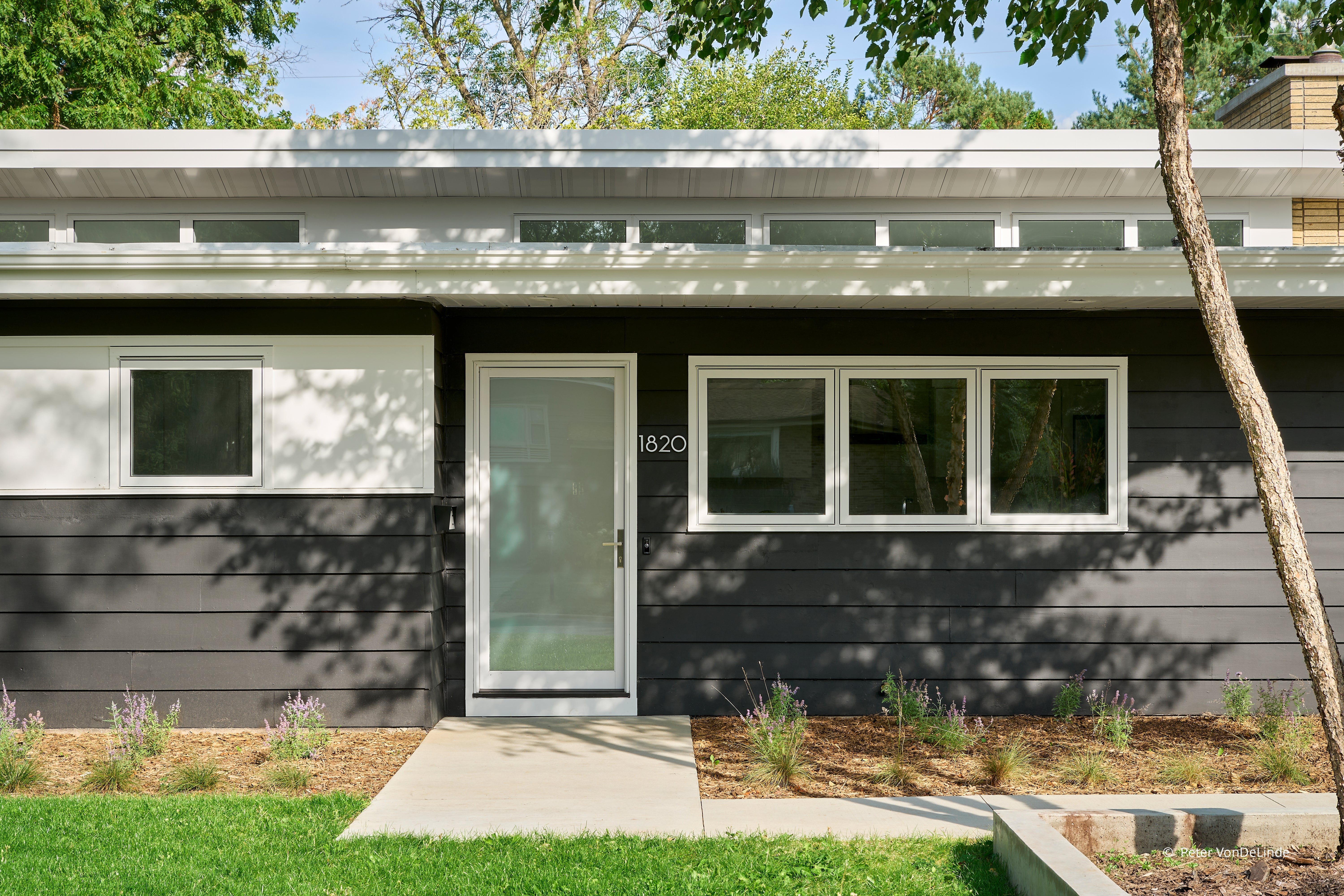 AO111 - Exterior of contemporary home with Forgent Series windows and doors