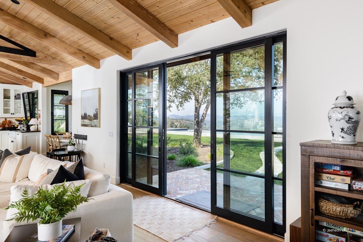 AP280 - Interior of home with VistaLuxe AL & WD LINE windows and doors