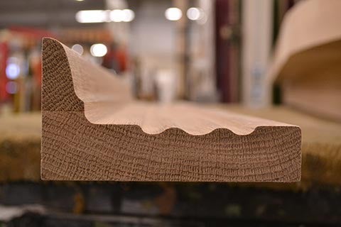CS79-4, White Oak Historic Casing (closeup profile)