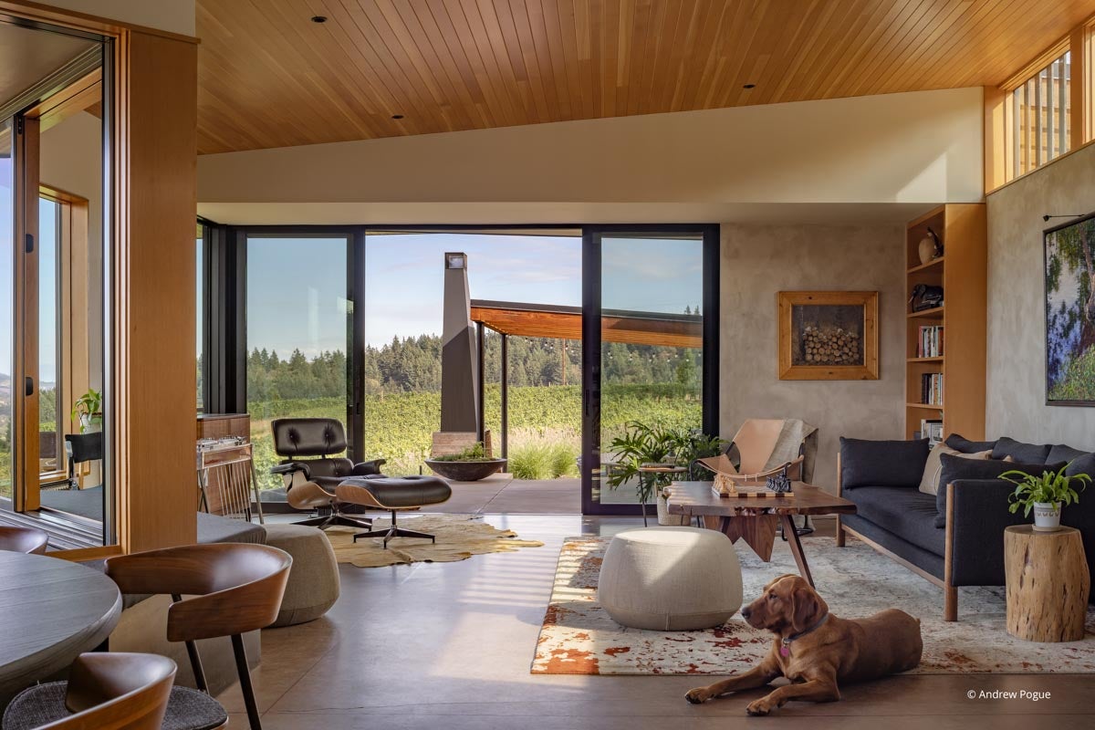 AQ901 - Interior of home with Ultra Series windows and doors