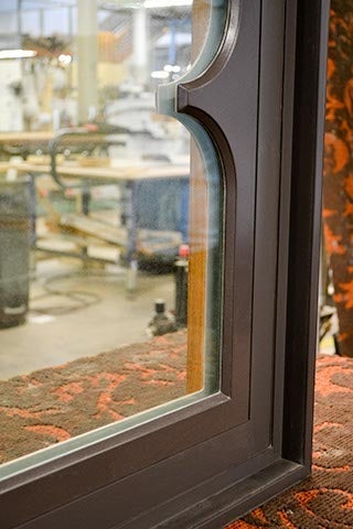 CS73-7, Gothic Elliptical Transom (exterior sash closeup)
