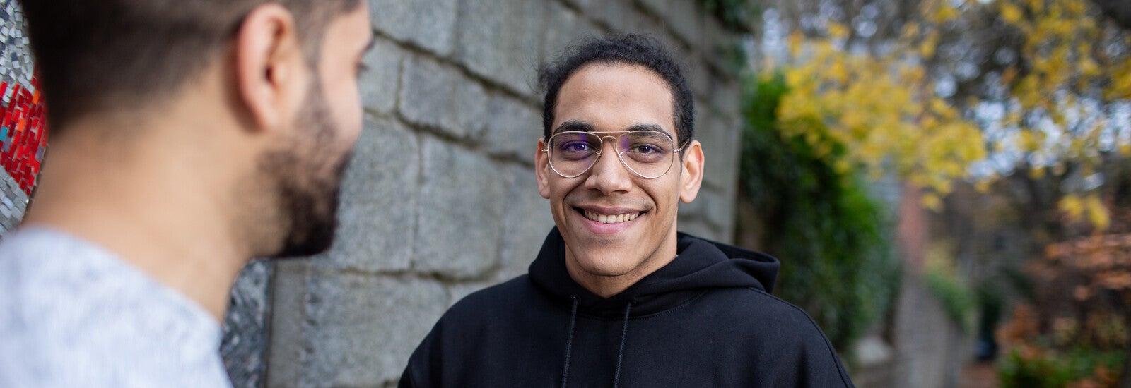 Aberdeen students outside