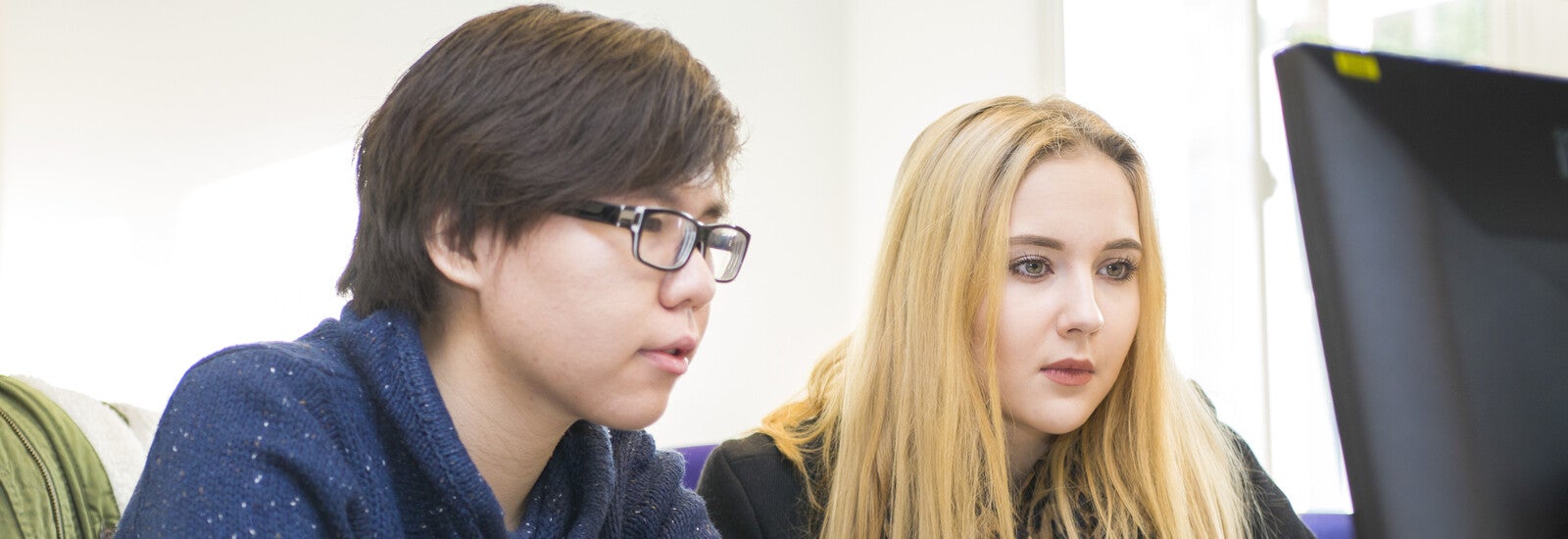 Kingston ISC students in a class at the ISC on campus