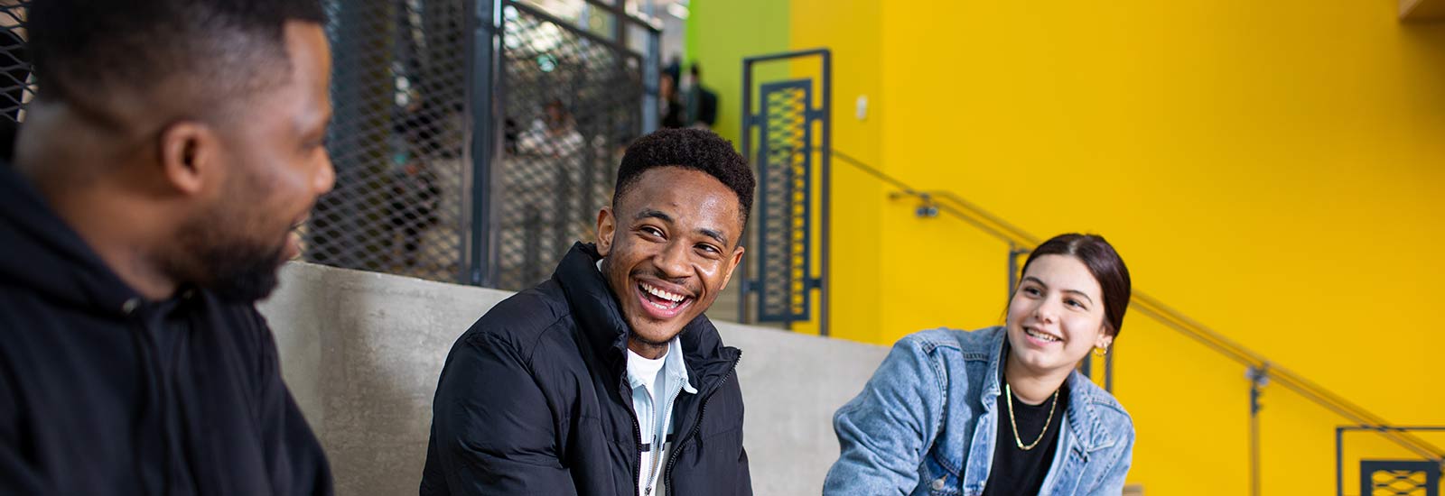Strathclyde students gathered on campus