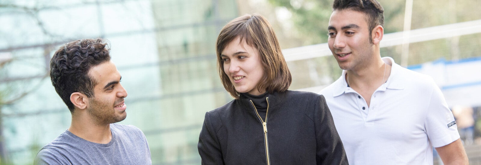 Kingston ISC students on campus at Kingston University