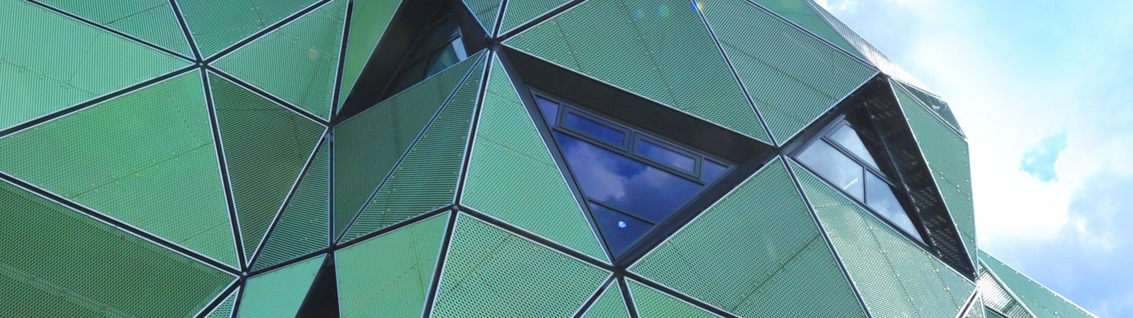 Building on campus at University of Leeds