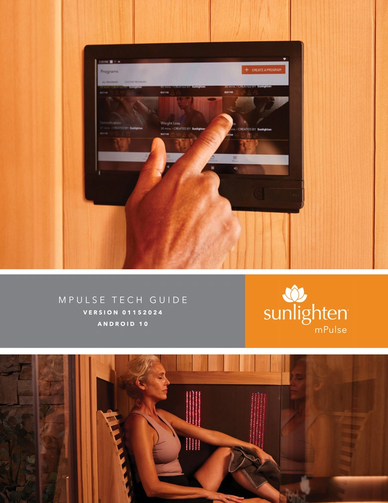 Sunlighten mPulse Tech Guide for Android 10