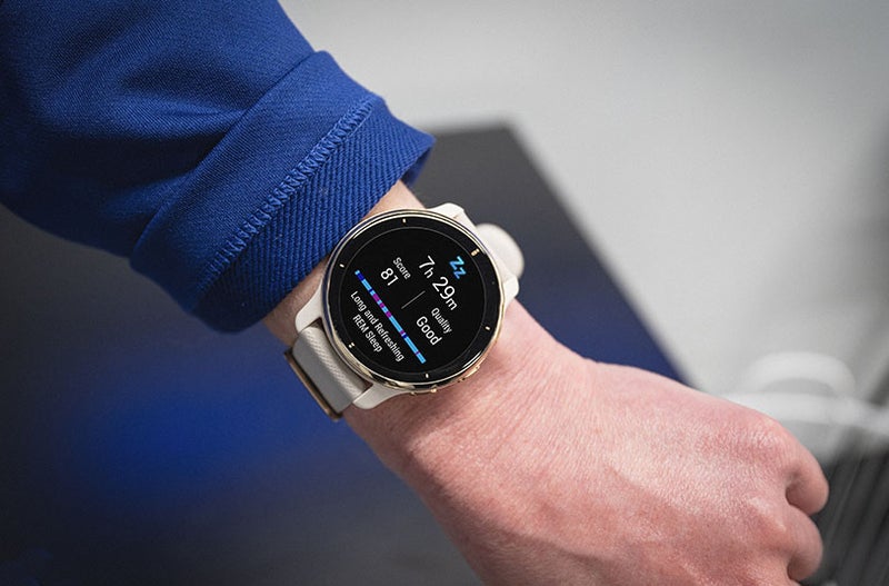 Jackie Stiles' sleep score on her Garmin watch