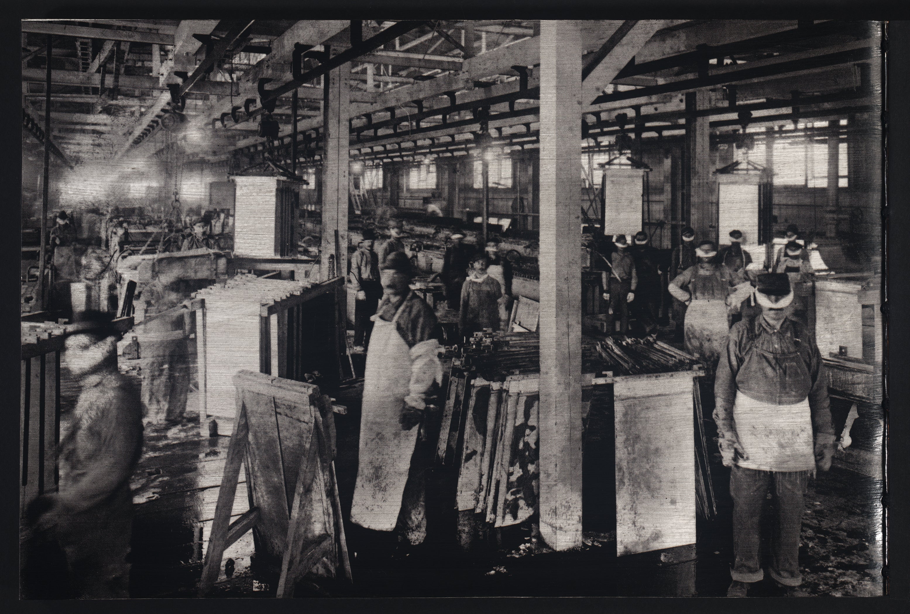 Liber Ignus “Zinc plant, cathodes, & strippers,” printed on lead