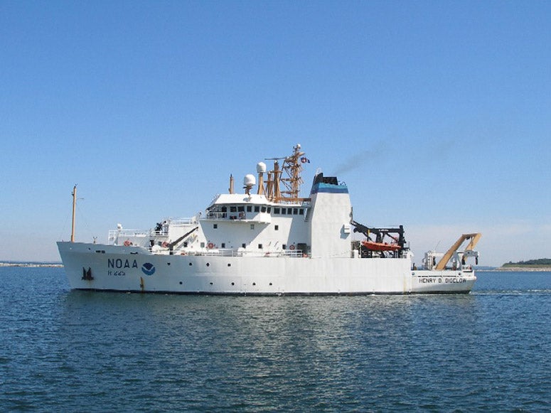 The National Oceanic and Atmospheric Administration research vessel NOAAS Henry B. Bigelow (Wikimedia commons)