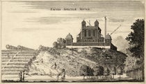 View of Greenwich Observatory from the north. 1676 Etching